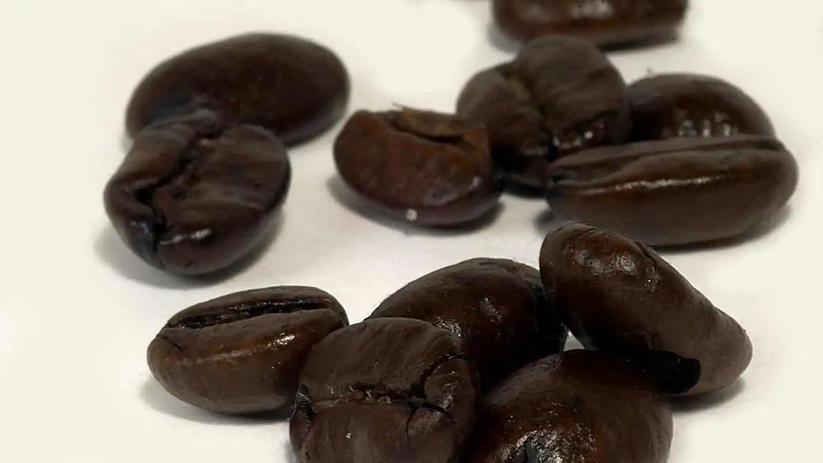 koyu kavrulmuş acı kahve çekirdekleri